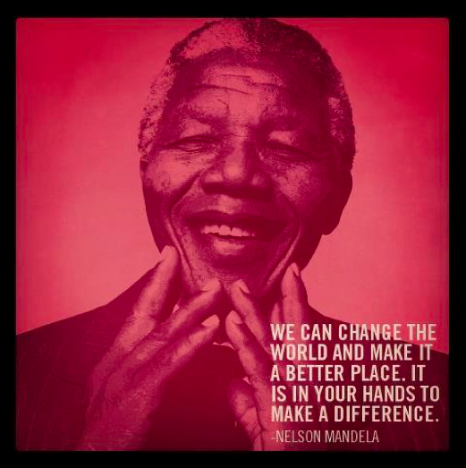 nelson mandela change the world quote