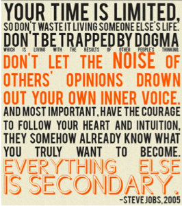 steve jobs quote your time is limited