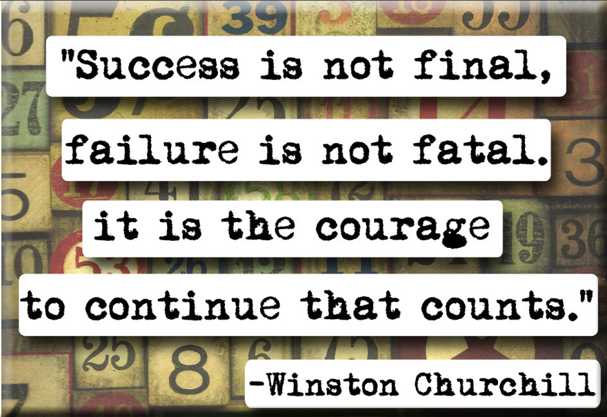 Winston Churchill Quote Courage