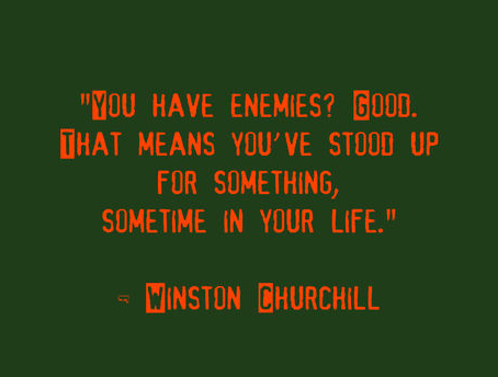 Winston Churchill Enemies Quote