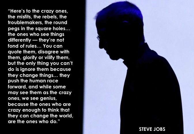 Steve Jobs Misfits Quote
