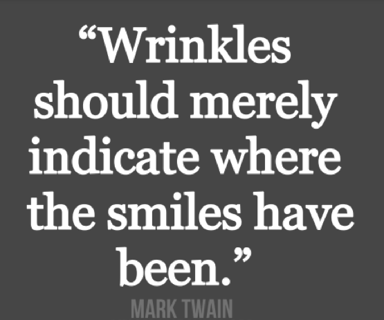 Mark Twain Wrinkles Quote