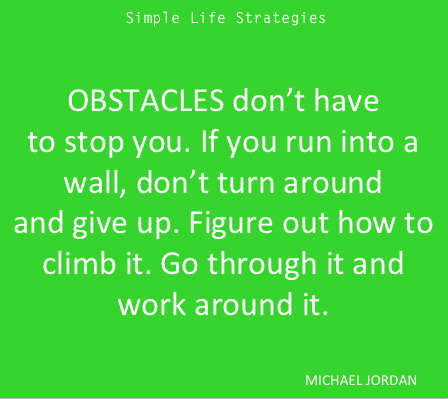 Micahel Jordan Obstacles Quote