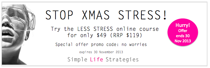 xmas stress offer