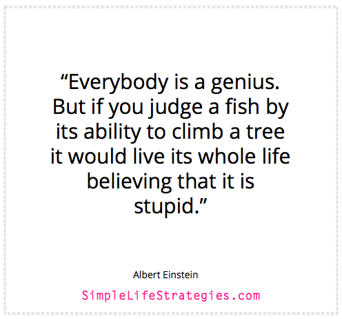 Einstein fish quote