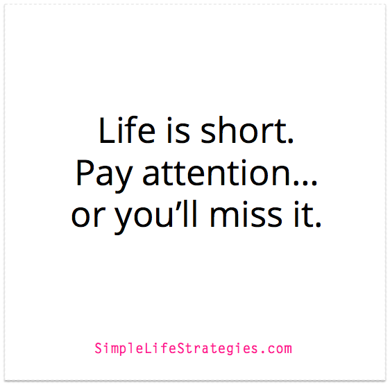 pay attention quote