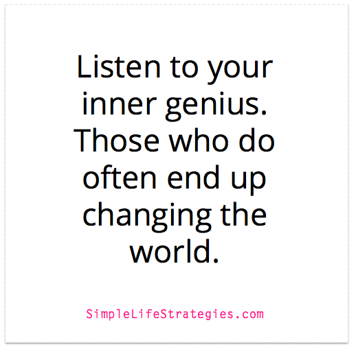 inner genius quote